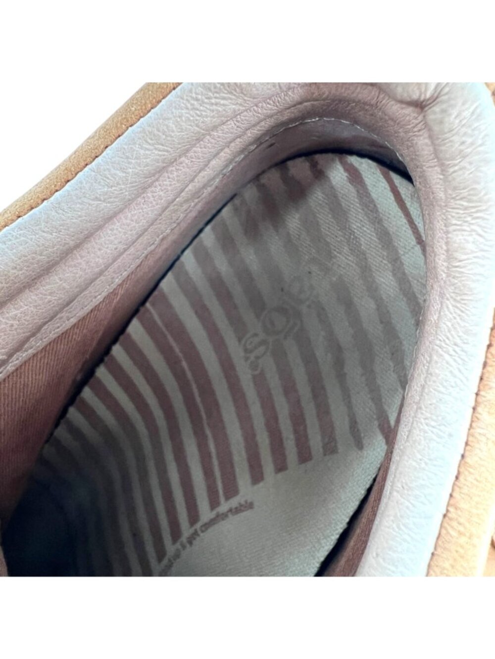 Taos Winner Leather High-Top Comfort Sneakers Side Zipper Cognac Brown Size 7.5 - Picture 12 of 14